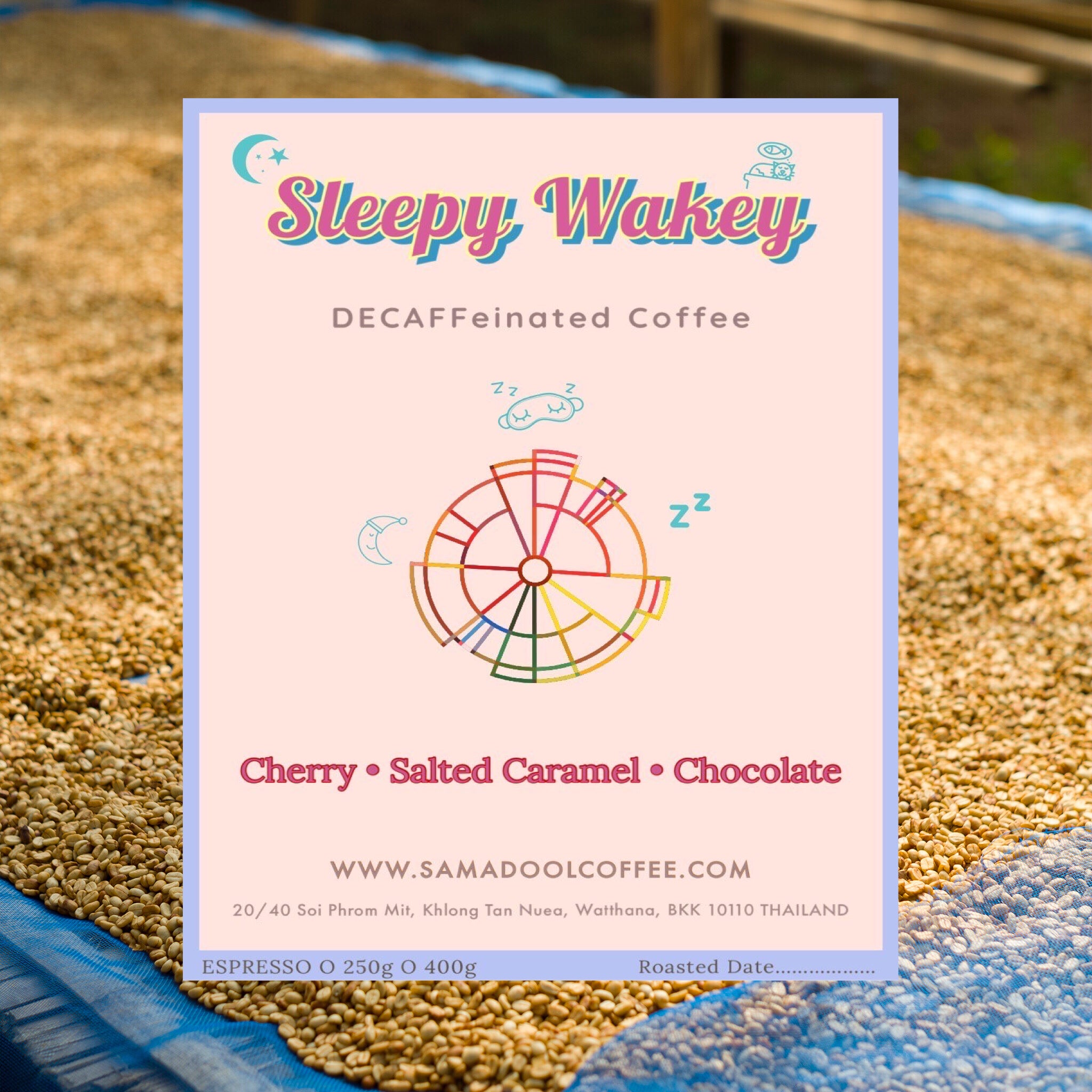 Sleepy Wakey ( Decaf ) ( Espresso Roasted ) Samadoolcoffee